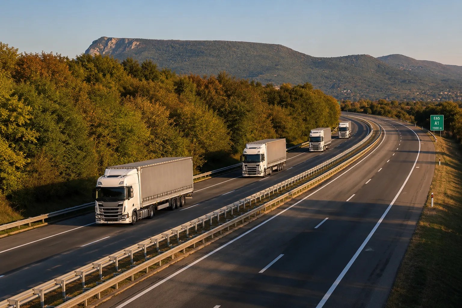 Last-mile delivery truck for global trade fulfillment
